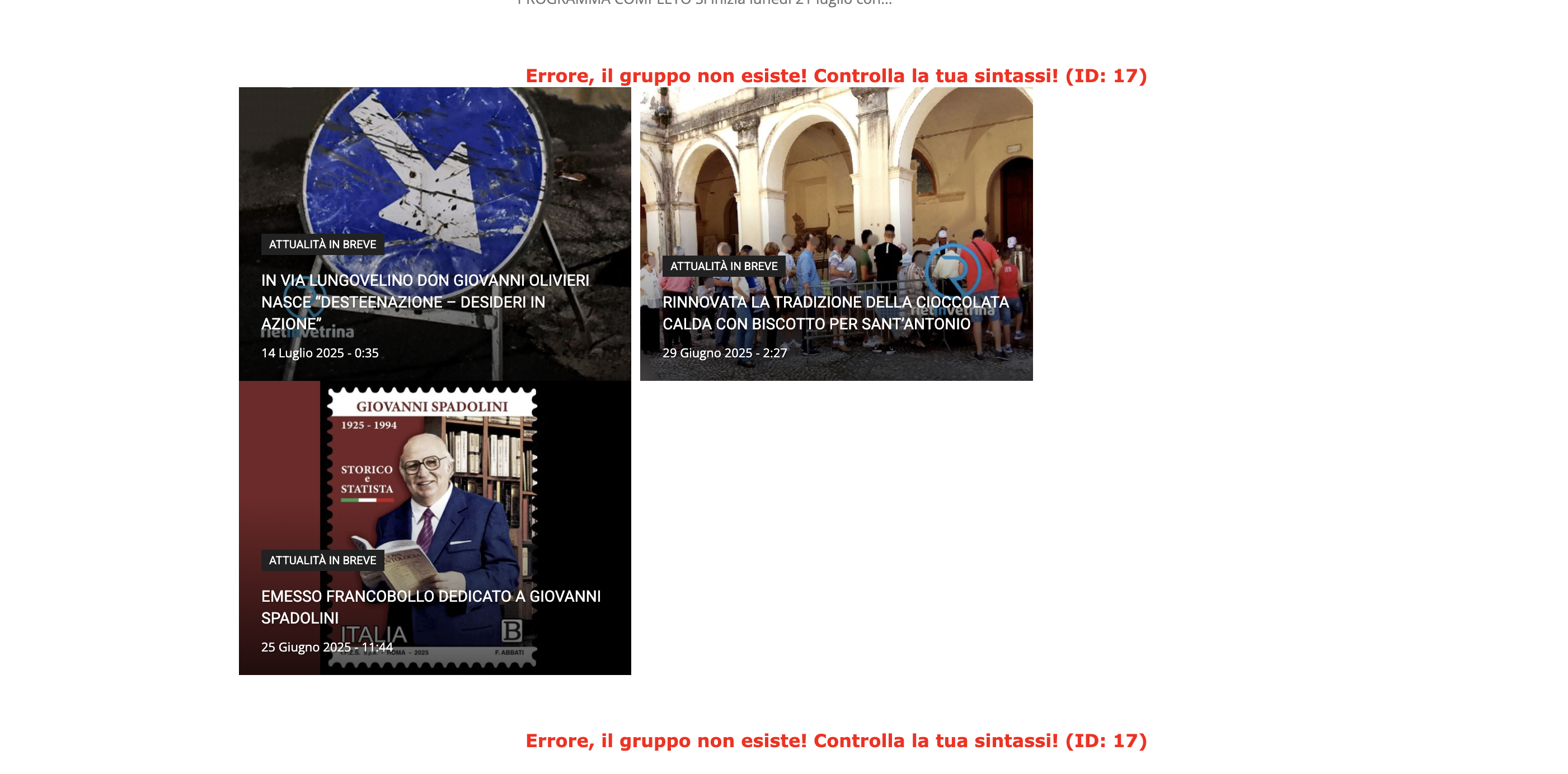 Website view